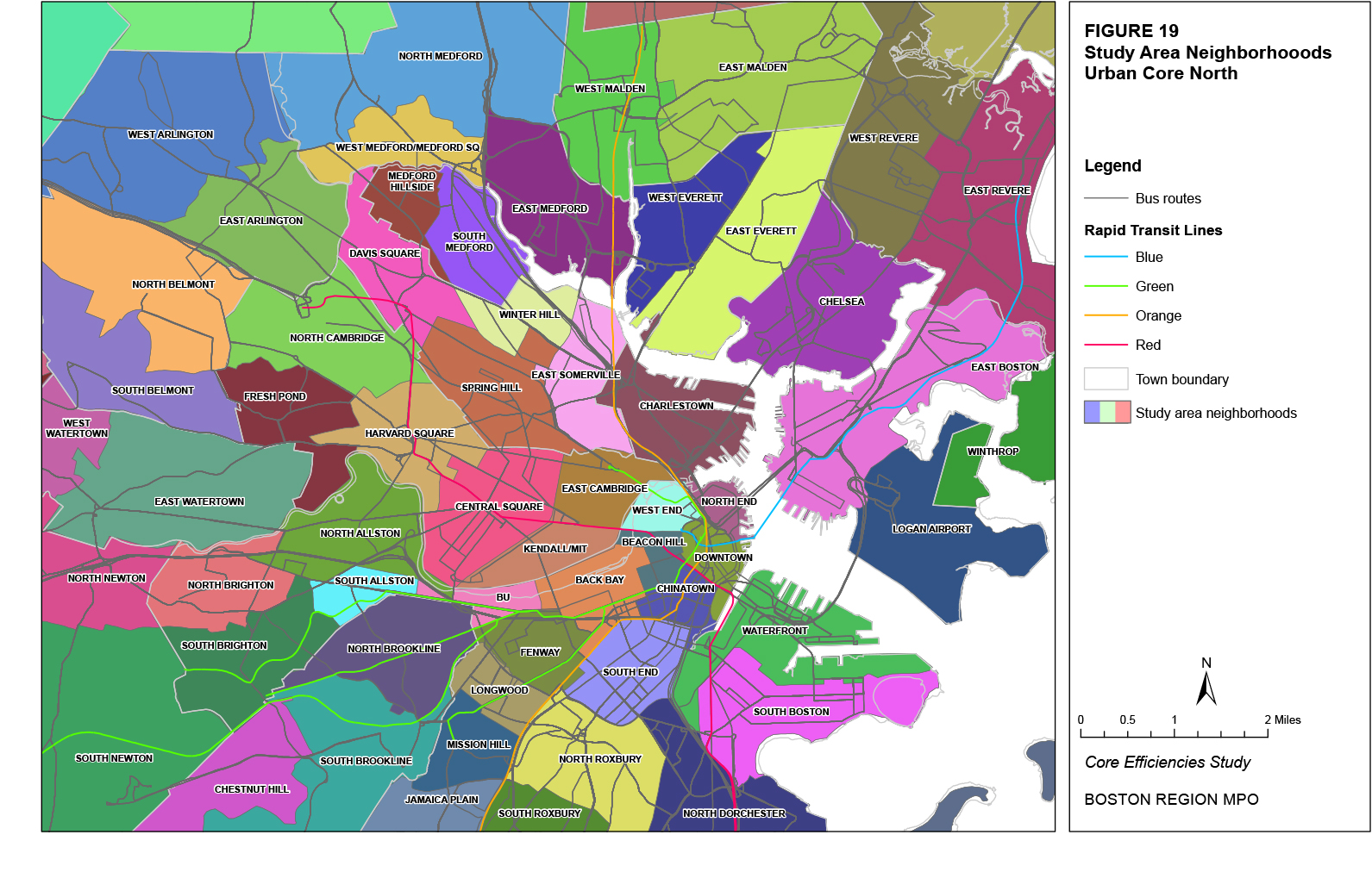 This map shows the northern urban-core neighborhoods.
